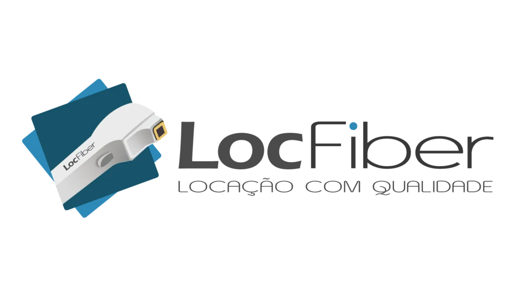 Logotipo - LocFiber Equipamentos de Estética GalaxyFiber FiberEVO & QClean